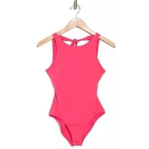 Tommy Bahama Pearl High Neck‎ 1 Piece Swimsuit Coral Coast Size 4